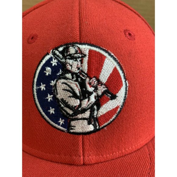 Embroidered Baseball Player Logo Raised OC Sports Froflex Q3 Tech EUC L/XL Flag - Picture 3 of 9